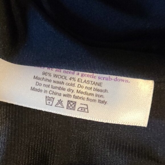 NEW NWT! M.M. LAFLEUR CLOONEY DRESS PANTS WASHABLE WOOL WIDE LEG FLARE sz 10 - Picture 9 of 9